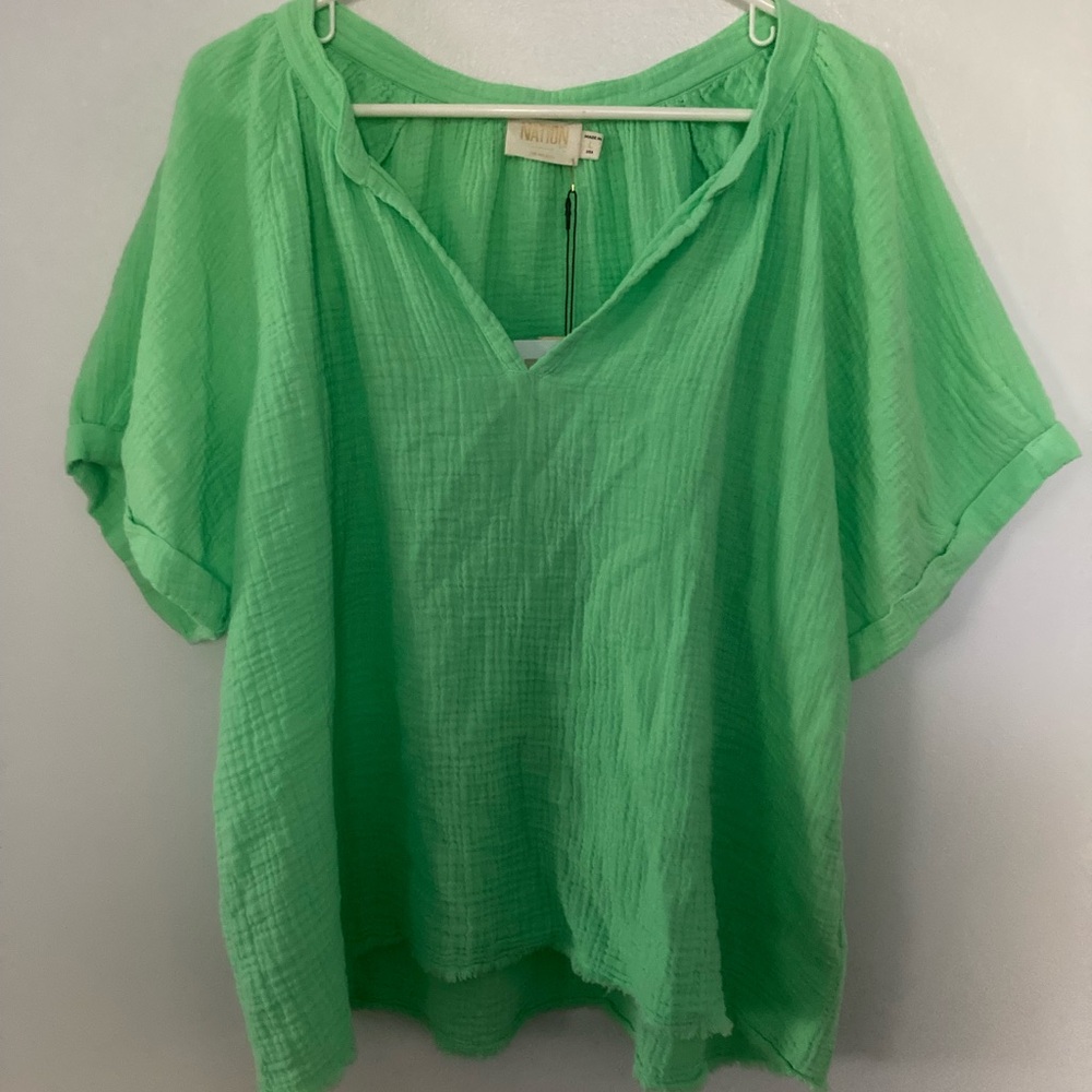 Nation ltd gauze top large